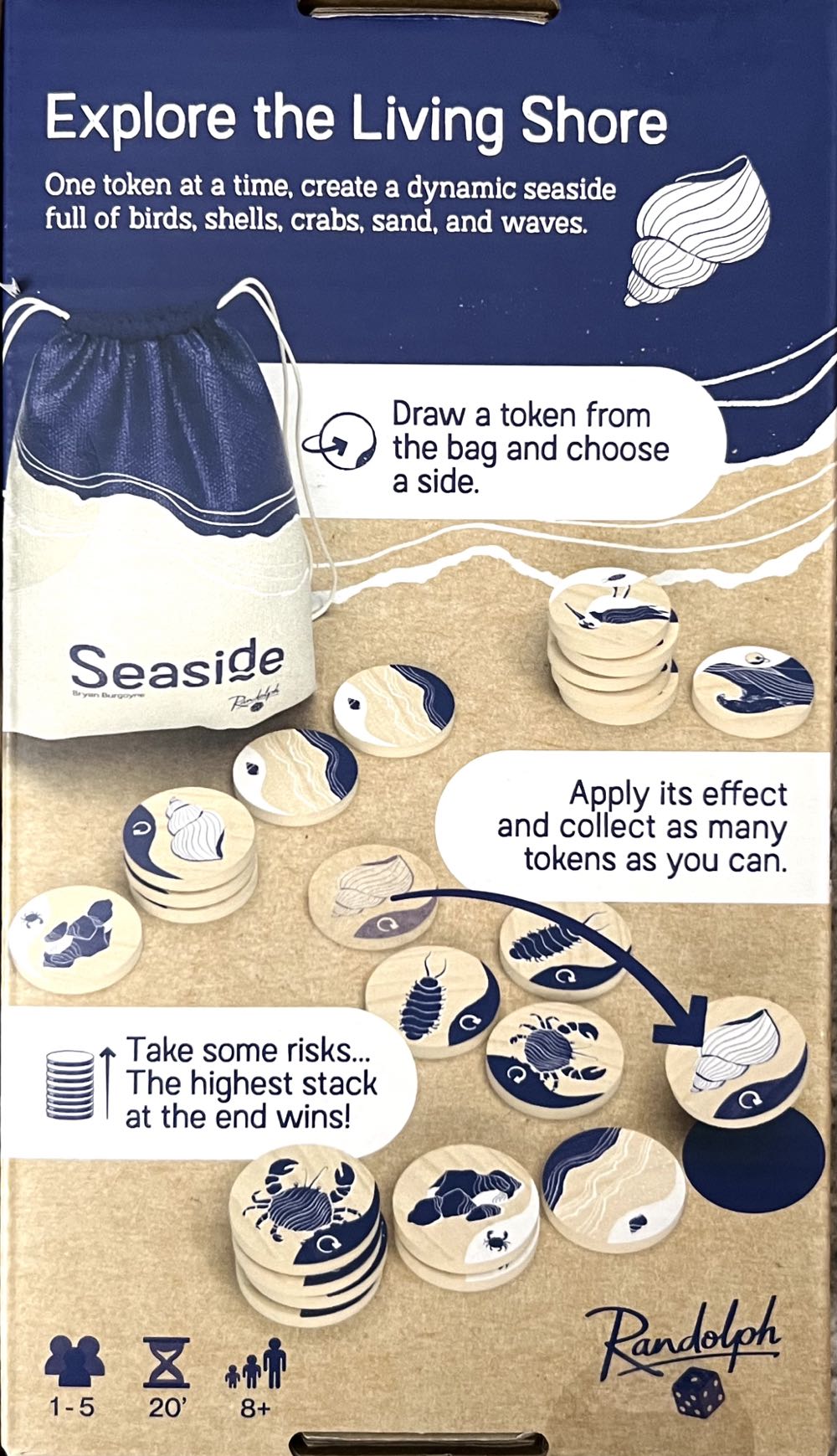 Littoral  (1 2 3 4 5) board game collectible [Barcode 832665000497] - Main Image 2