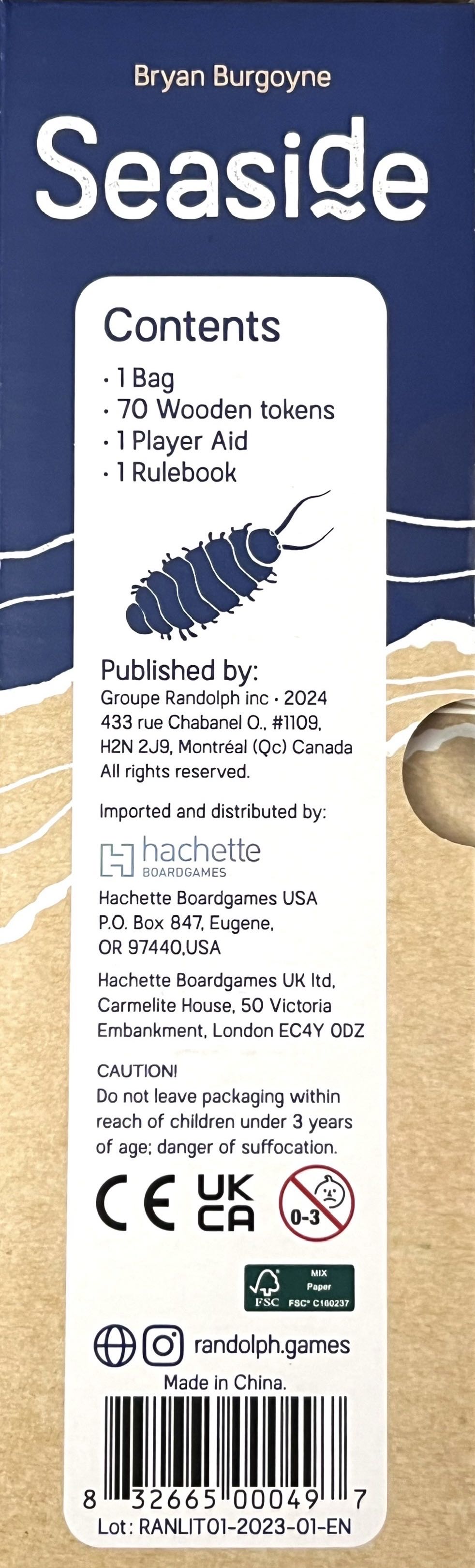 Littoral  (1 2 3 4 5) board game collectible [Barcode 832665000497] - Main Image 3