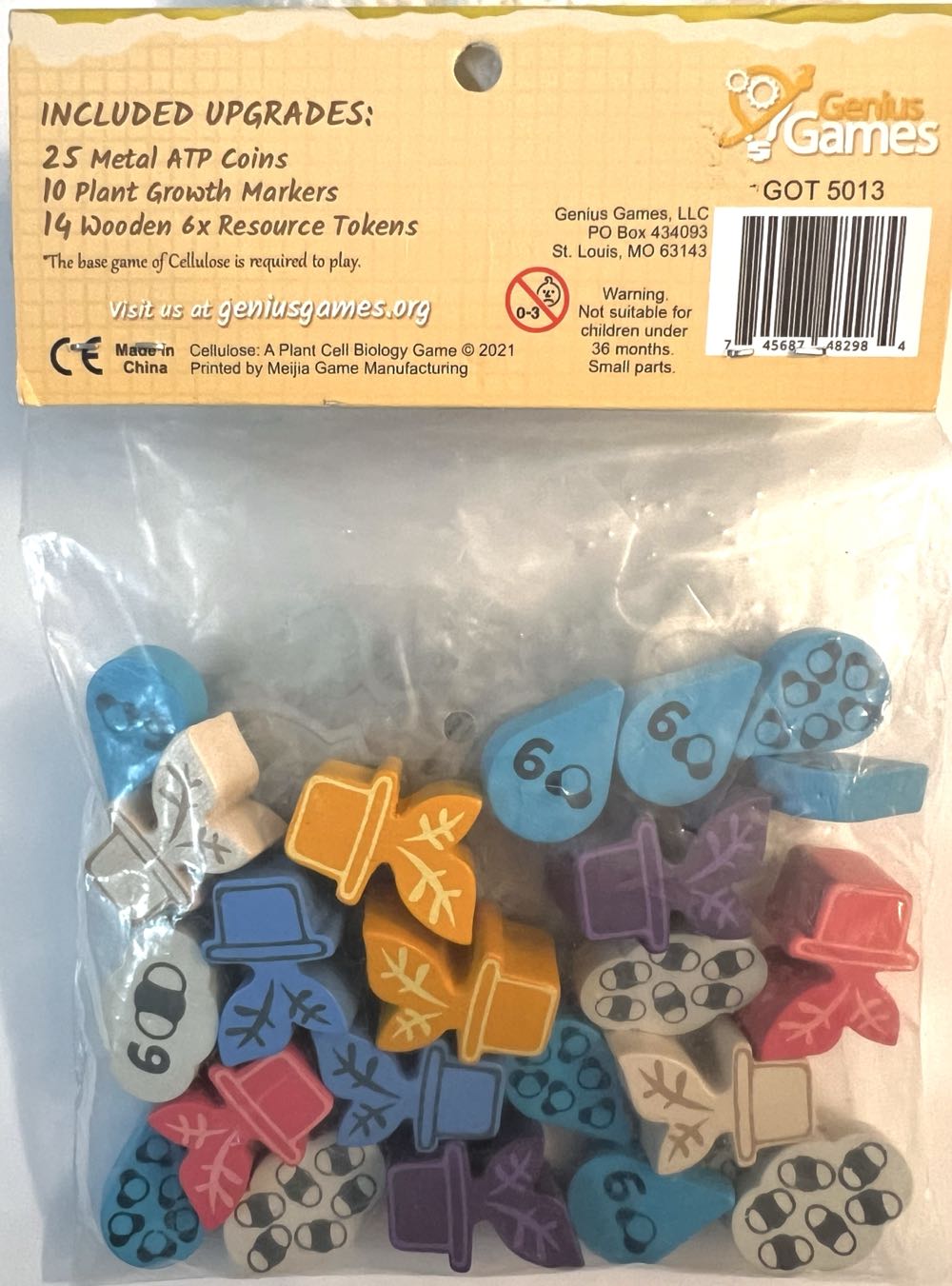 Cellulose: Upgrade Pack  (1 2 3 4 5) board game collectible [Barcode 745687482984] - Main Image 2