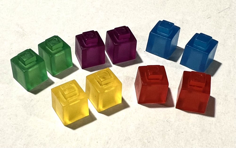 Foundations of Rome: Upgraded Score Markers  (1 2 3 4 5) board game collectible [Barcode 850039564505] - Main Image 2