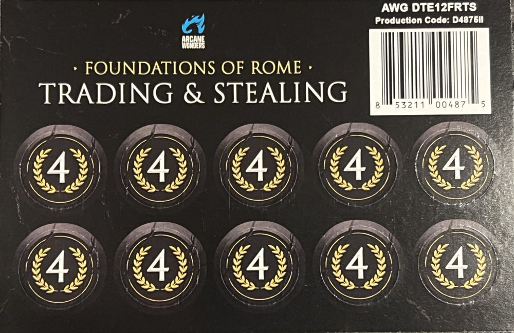 Foundations of Rome: Trading & Stealing  board game collectible [Barcode 853211004875] - Main Image 2