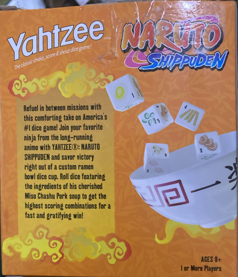 Yahtzee: Naruto Shippuden  (1+) board game collectible [Barcode 700304156587] - Main Image 2