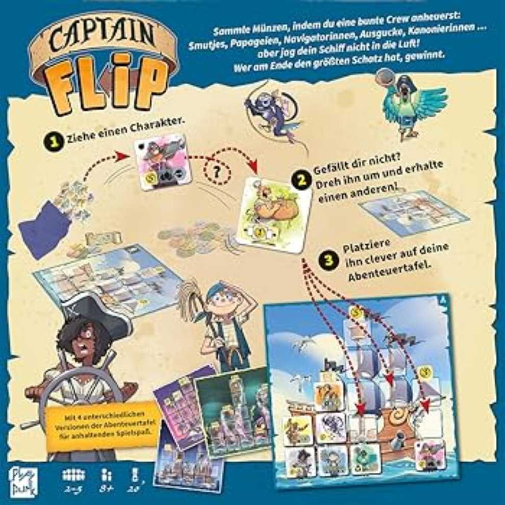 Captain Flip  (2-10) board game collectible [Barcode 5430003838082] - Main Image 4