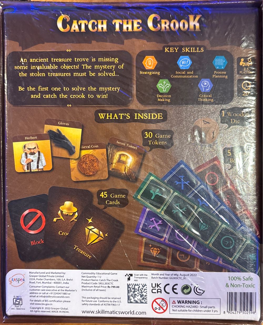 Catch The Crook  board game collectible [Barcode 8904279502598] - Main Image 2