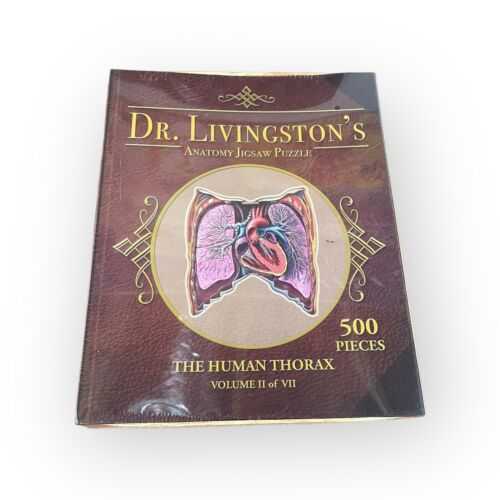 Dr Livingston’s Anatomy Jigsaw Puzzle The Human Abdomen Pieces New Livingston Piece Sealed Dr. Genius Volume I 502 Livingston’s Abdomen 577  board game collectible [Barcode 653341736703] - Main Image 1