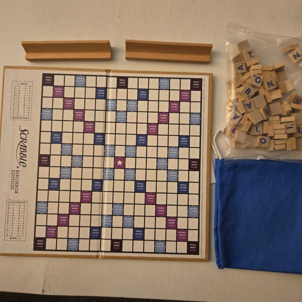 Scrabble Birch Box  board game collectible - Main Image 2