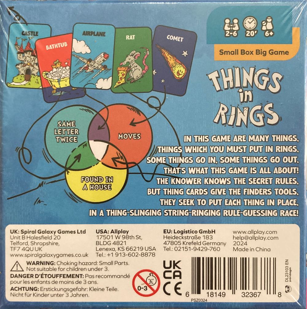 Things in Rings  (2-6) board game collectible [Barcode 618149323678] - Main Image 2