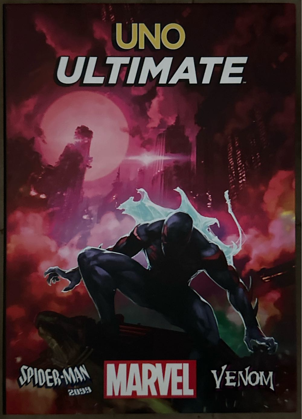 UNO Ultimate Marvel Spider-Man 2099 vs. Venom Add-On 2-Pack × 1  board game collectible [Barcode 194735217274] - Main Image 2