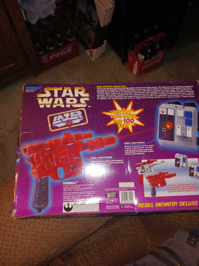 Star Wars Game Lazer Tag Rebel Infantry Deluxe Pack 1997  (2) board game collectible - Main Image 2