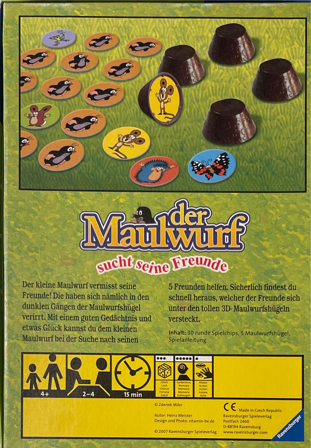 Der Maulwurf Sucht Seine Freunde › Stadtbibliothek  (2-4) board game collectible [Barcode 4005556218455] - Main Image 3