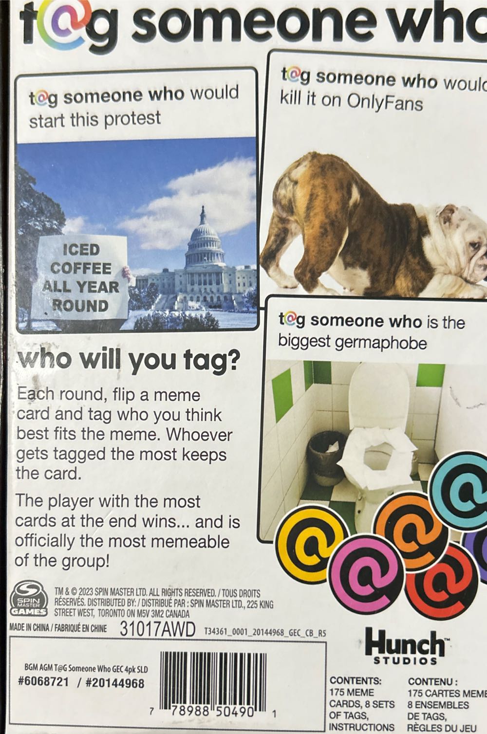 Tag Someone Who  (3-8 Players) board game collectible [Barcode 778988504901] - Main Image 2