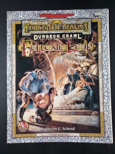 Forgotten Realms Dungeon Hellgate Keep Dungeons Dragons Ad&d Crawl Adventure  board game collectible [Barcode 9780786907861] - Main Image 1