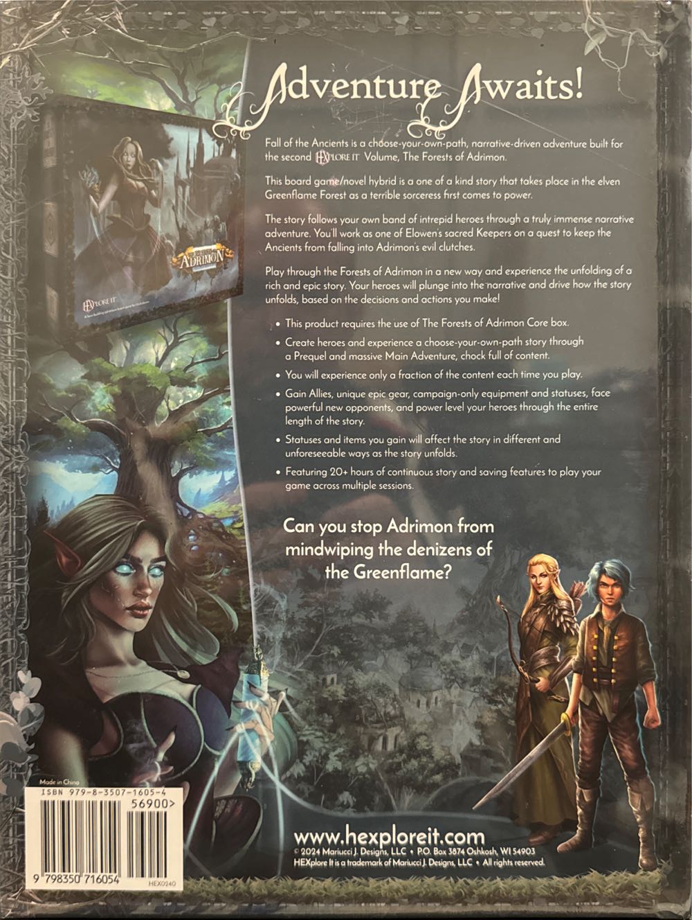 Hexplore It: The Fall of the Ancients  (1-6) board game collectible [Barcode 9798350716054] - Main Image 2