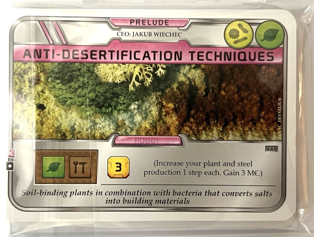 Terraforming Mars: Prelude 2 KS Promo Pack  board game collectible [Barcode 7350159810115] - Main Image 2