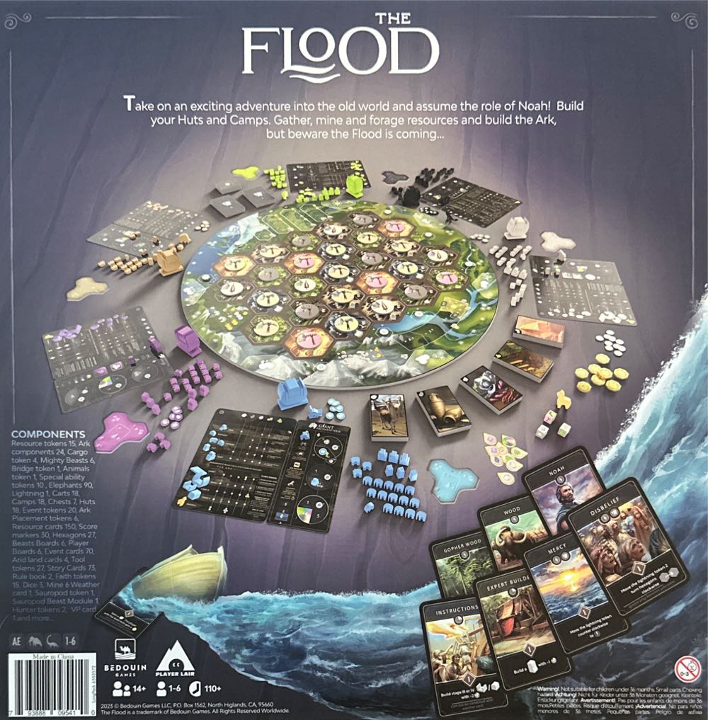 The Flood  (1-6) board game collectible [Barcode 793888095410] - Main Image 2