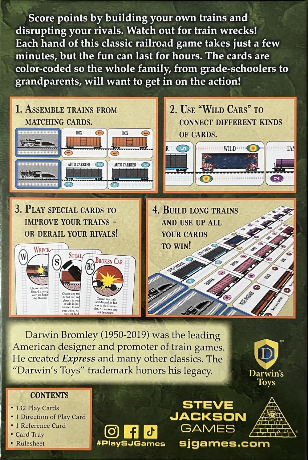 Express: The Railroad Card Game (2nd Edition)  (2 3 4 5 6) board game collectible [Barcode 080742095021] - Main Image 2