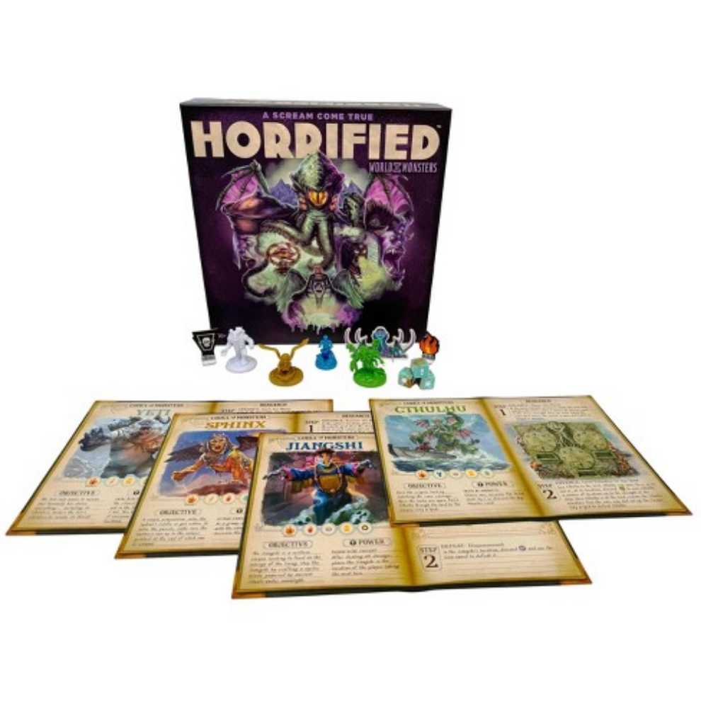 Horrified: World of Monsters  (1-5) board game collectible [Barcode 810558019740] - Main Image 3
