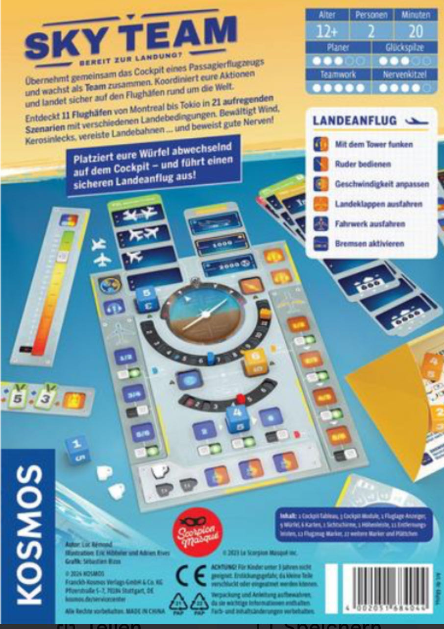 Sky Team  (2) board game collectible [Barcode 4002051684044] - Main Image 2