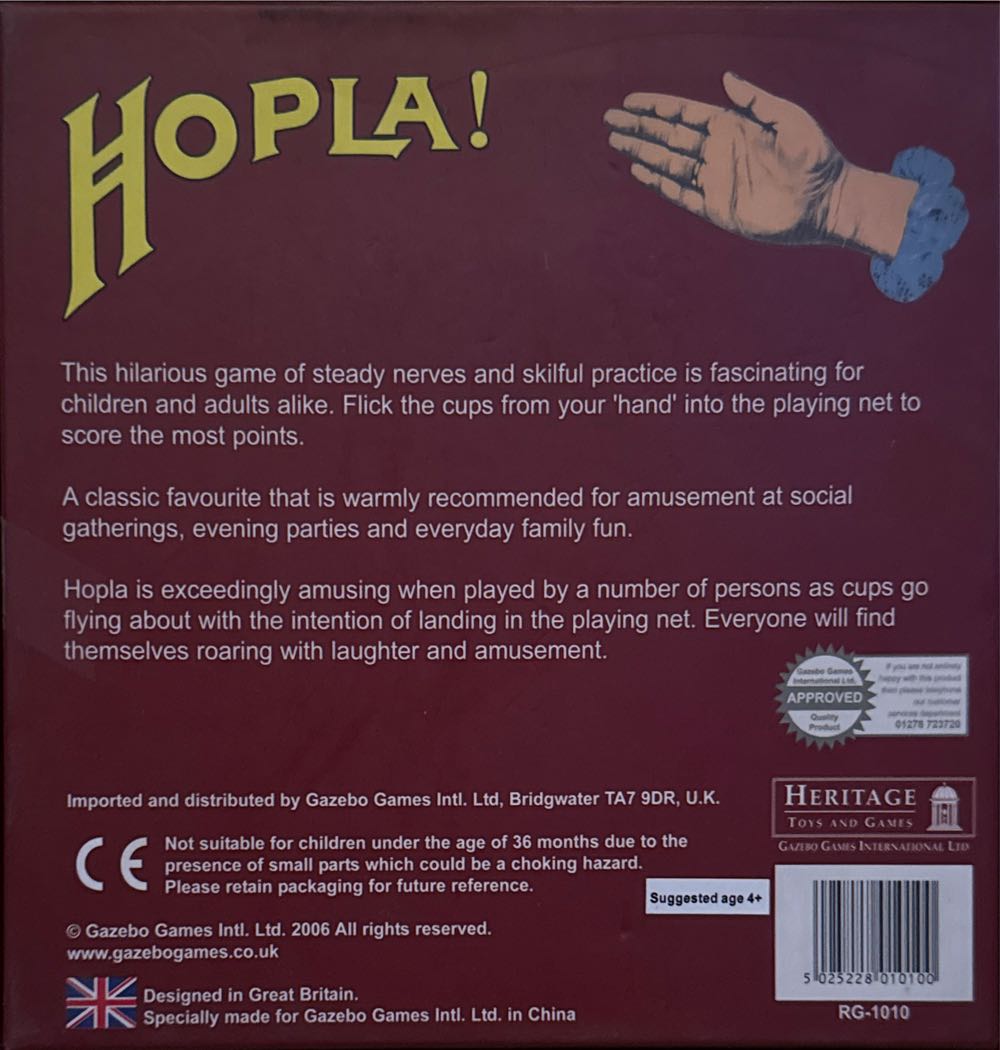 Hopla   (2-10) board game collectible [Barcode 5025228010100] - Main Image 2
