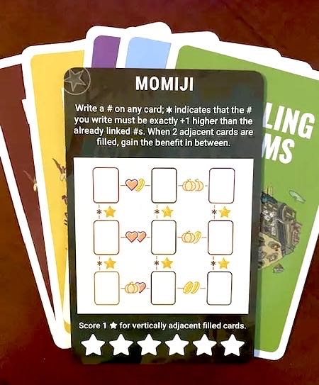 Rolling Realms - Momiji  (1-6) board game collectible [Barcode 850032180290] - Main Image 2