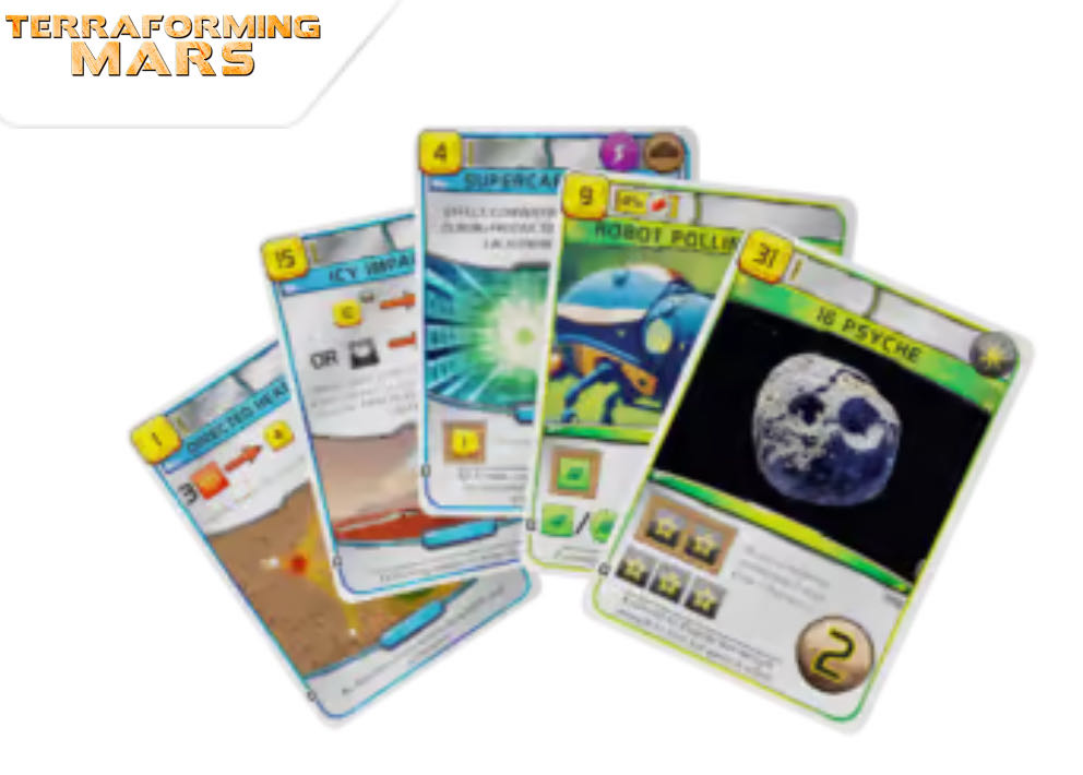 Terraforming Mars: Season 2023 Promo Pack  board game collectible [Barcode 731559084196] - Main Image 2