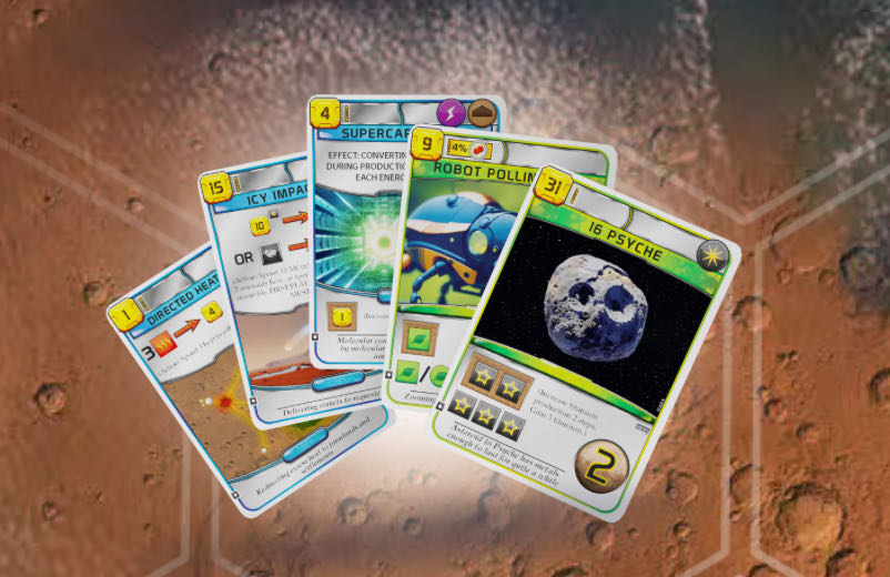Terraforming Mars: Season 2023 Promo Pack  board game collectible [Barcode 731559084196] - Main Image 3