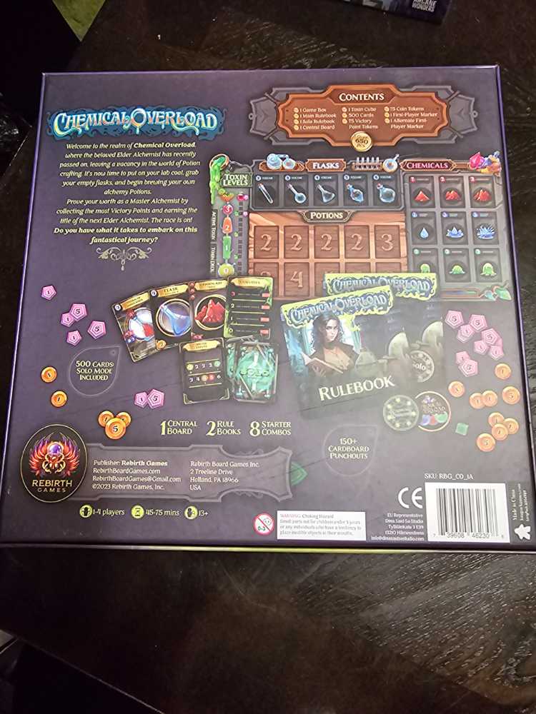 Chemical Overlord  board game collectible - Main Image 2