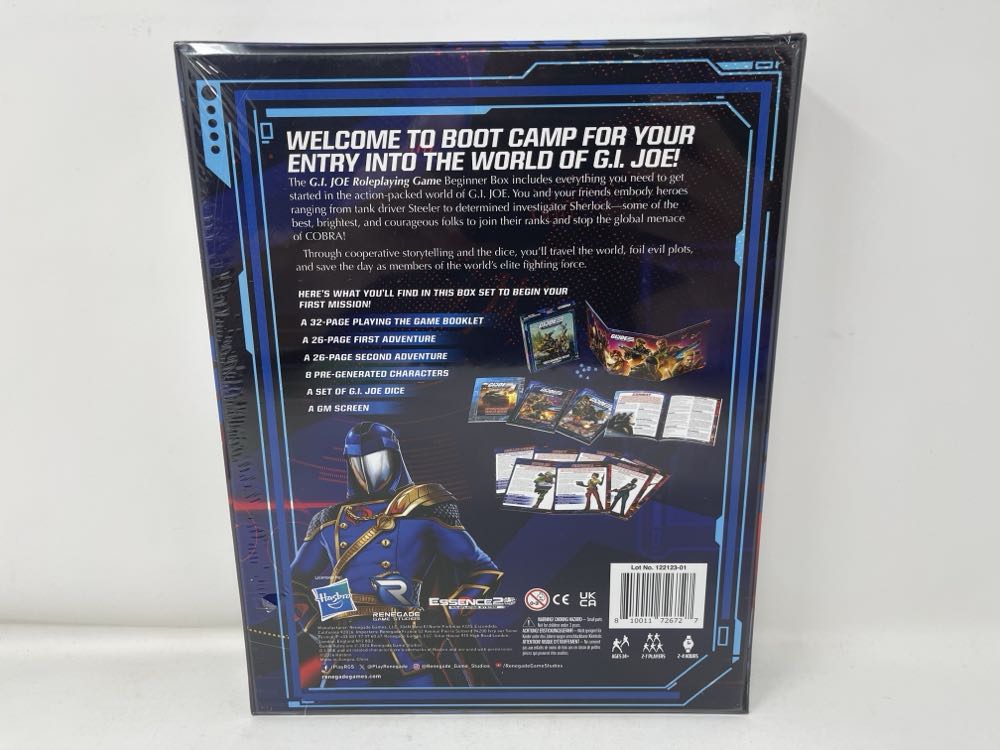 G.i. Joe Roleplaying Game Beginner Box To Get Started Dice-gm Screen-action Packed Adventures Age 14 2-6 Players  board game collectible [Barcode 810011726727] - Main Image 2