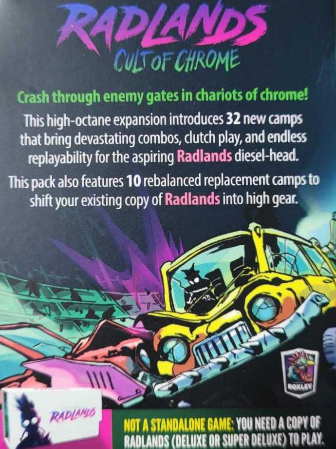 Radlands: Cult Of Chrome Deluxe Synth  (2) board game collectible [Barcode 628719239230] - Main Image 2