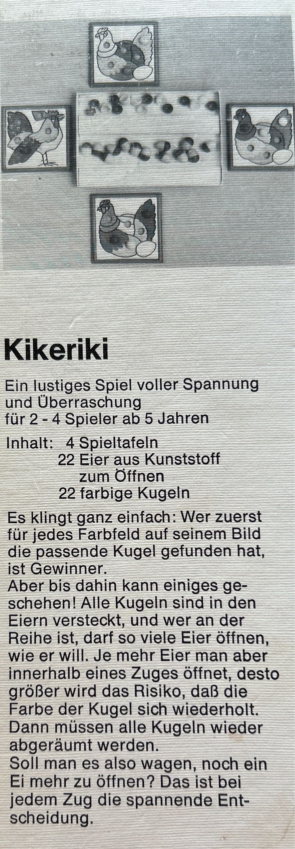 Kikeriki  (2-4) board game collectible - Main Image 2