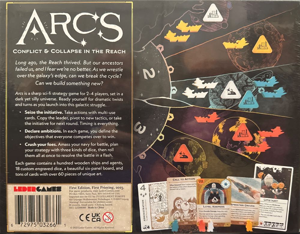 Arcs  (3-4) board game collectible [Barcode 672975032661] - Main Image 2