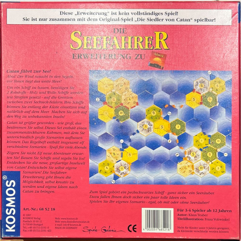 Die Siedler von Catan - Die Seefahrer Erweiterung  (3-4) board game collectible - Main Image 2
