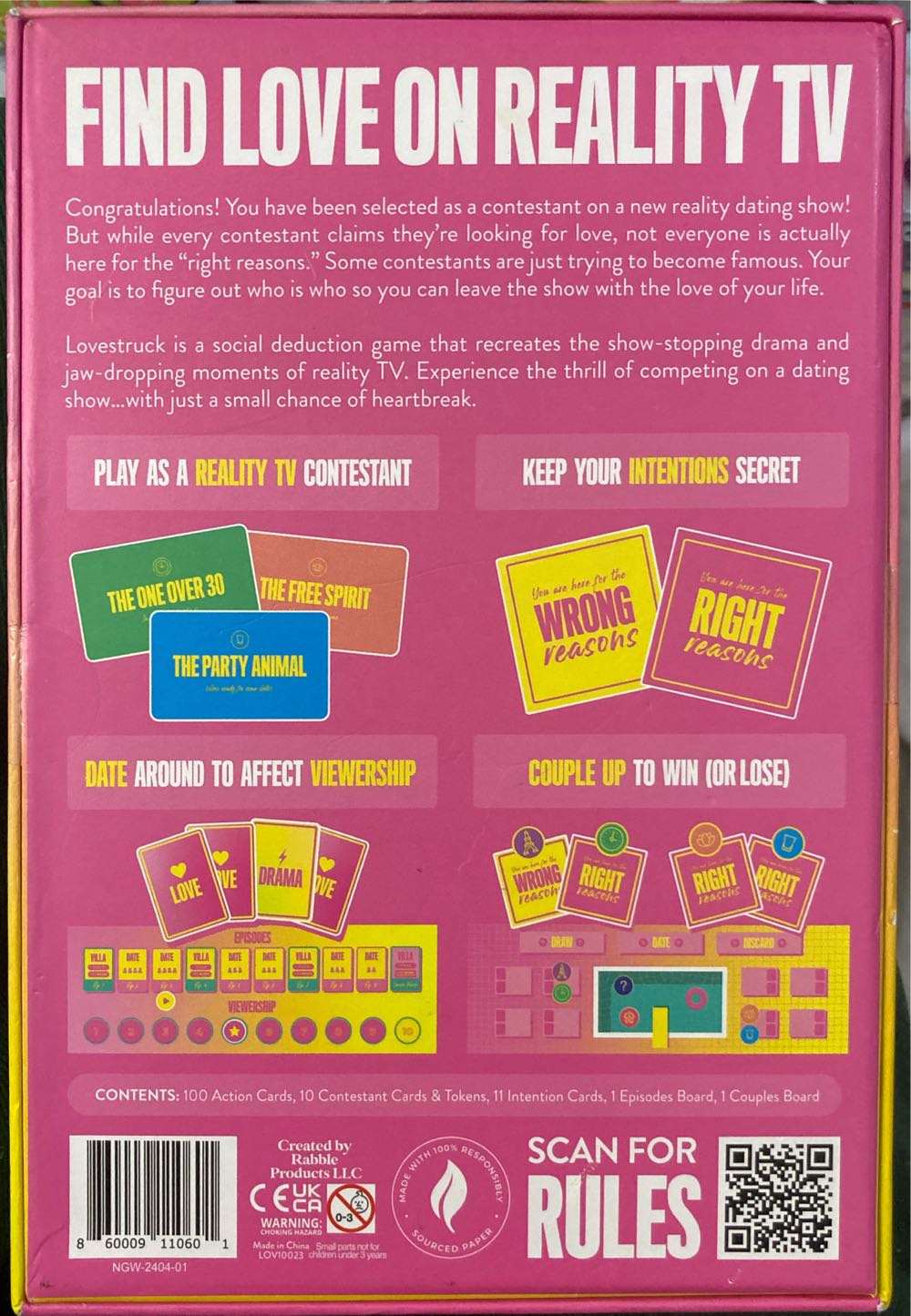 Lovestruck  (5-10) board game collectible [Barcode 860009110601] - Main Image 2