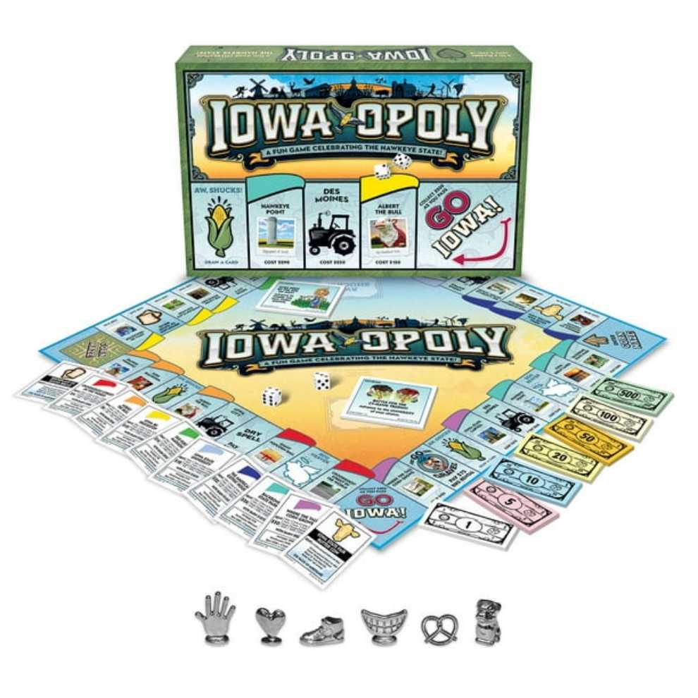 IowaOpoly  (2-6) board game collectible [Barcode 730799030963] - Main Image 2