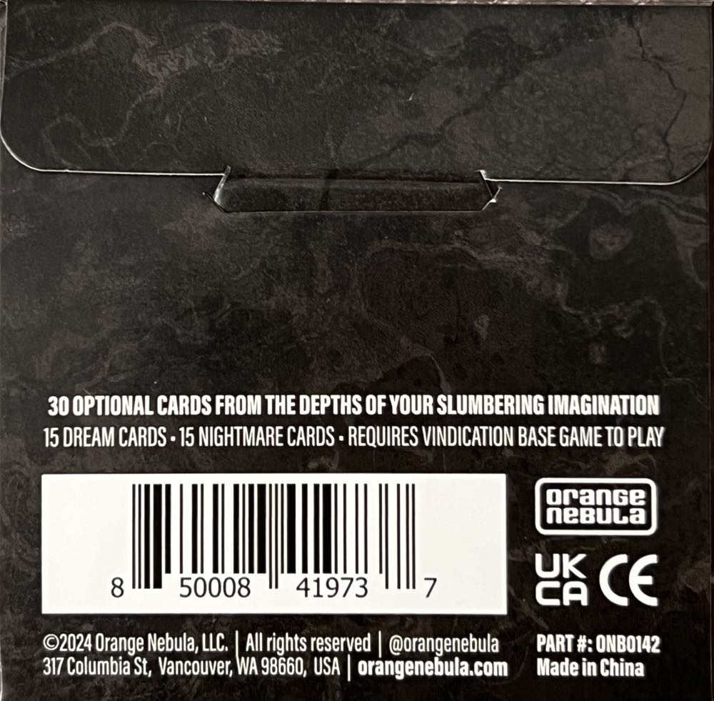 Vindication: Dreams & Nightmares  (1-5) board game collectible [Barcode 850008419737] - Main Image 4