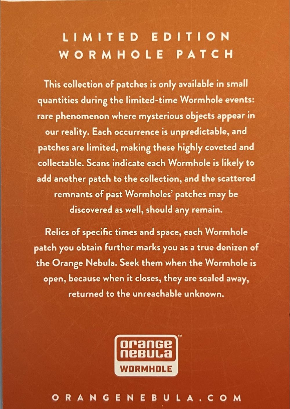 Unsettled: Limited Edition Wormhole Patch 001 - ZEHRONN  board game collectible - Main Image 2