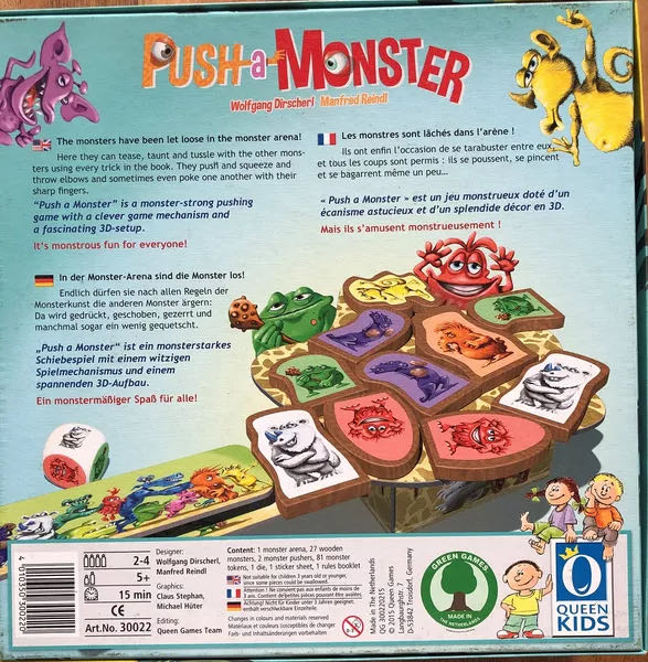 Push a Monster  (2 3 4) board game collectible [Barcode 4010350300220] - Main Image 2
