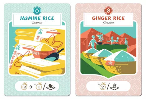 Seasons of Rice: Jasmine & Ginger  (2) board game collectible - Main Image 2
