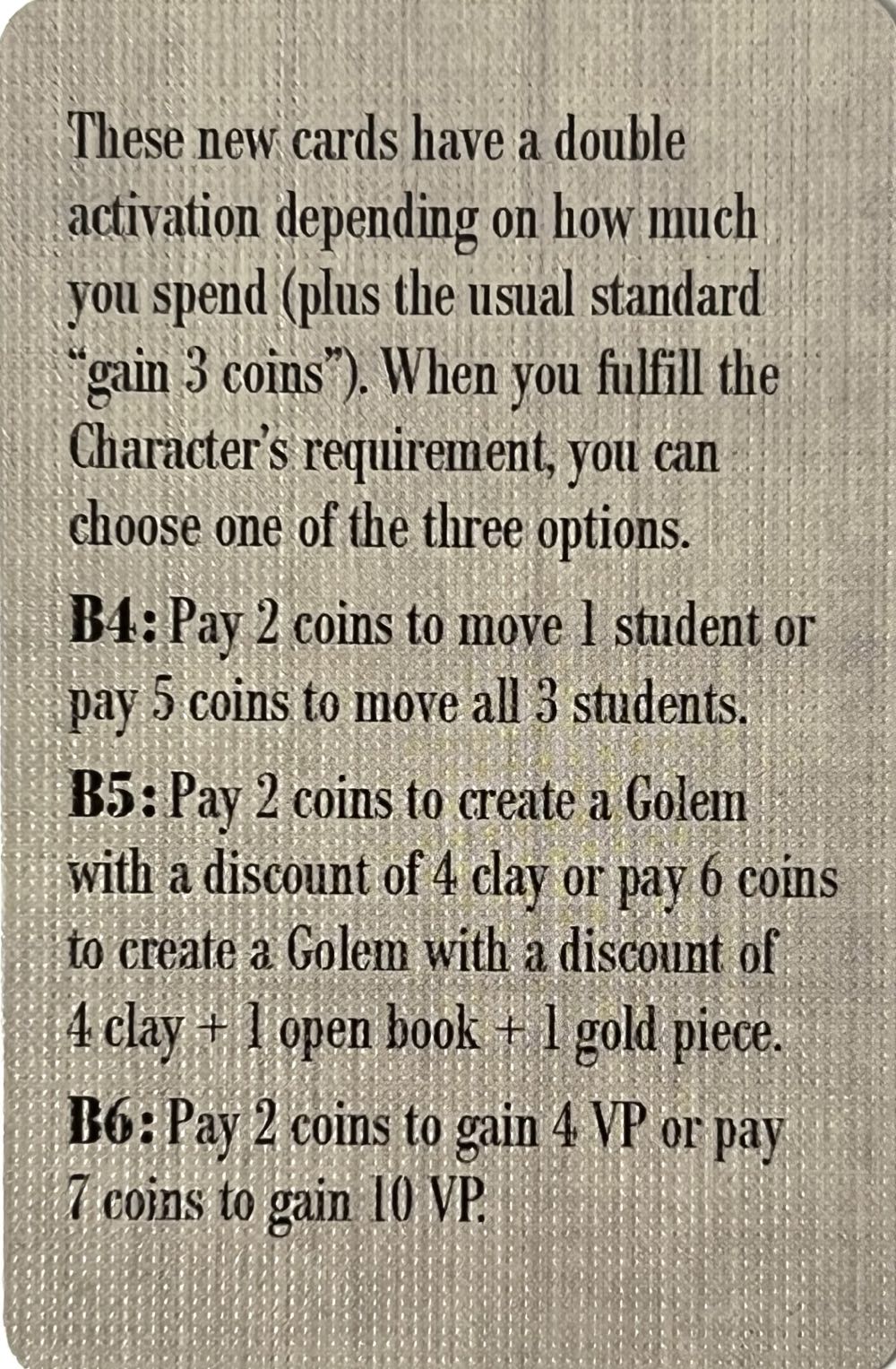 Golem: Promo Cards 2  board game collectible [Barcode 8034055585108] - Main Image 2