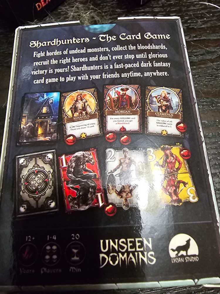 Shard Hunters  (1-4) board game collectible - Main Image 2