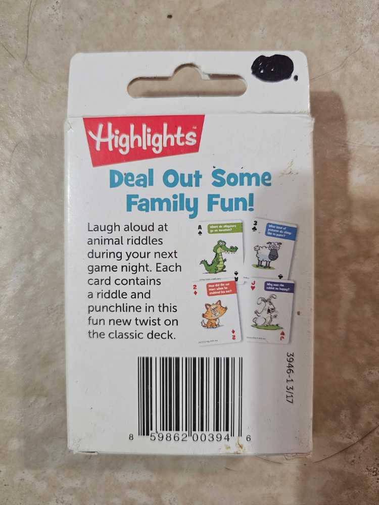Highlights: Riddle Playing Cards  board game collectible [Barcode 859862003946] - Main Image 2