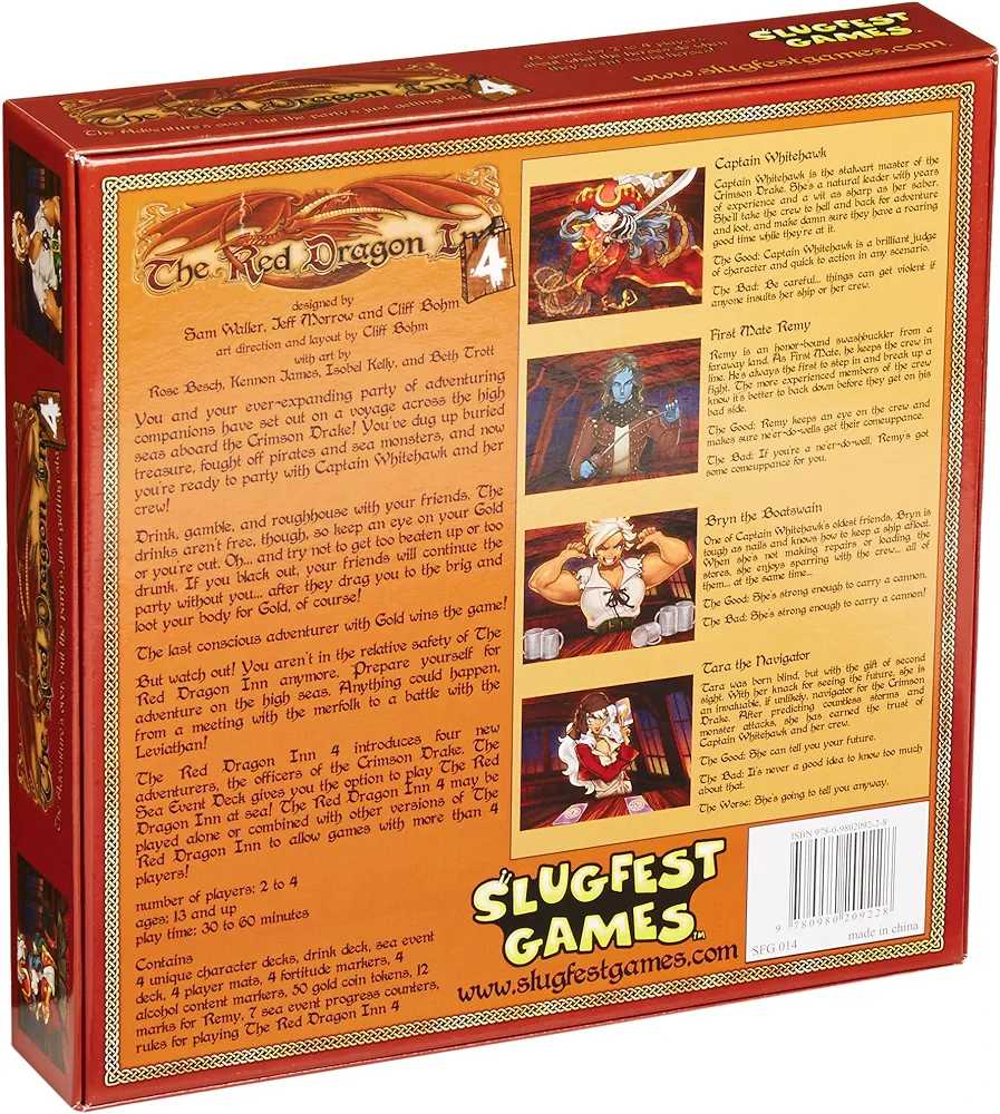 The Red Dragon Inn 4  (2+) board game collectible [Barcode 068400821076] - Main Image 2