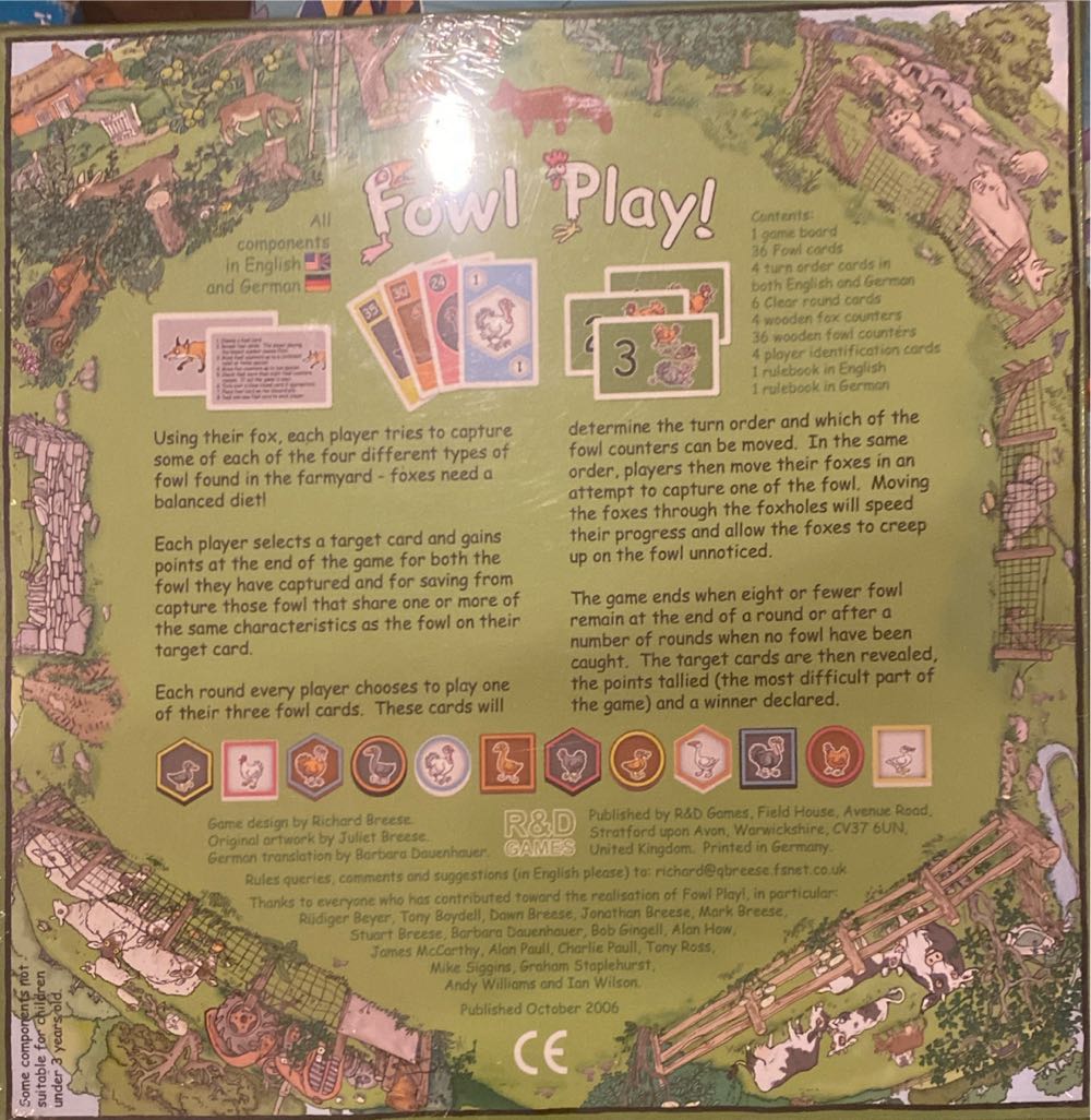 Fowl Play  board game collectible - Main Image 2