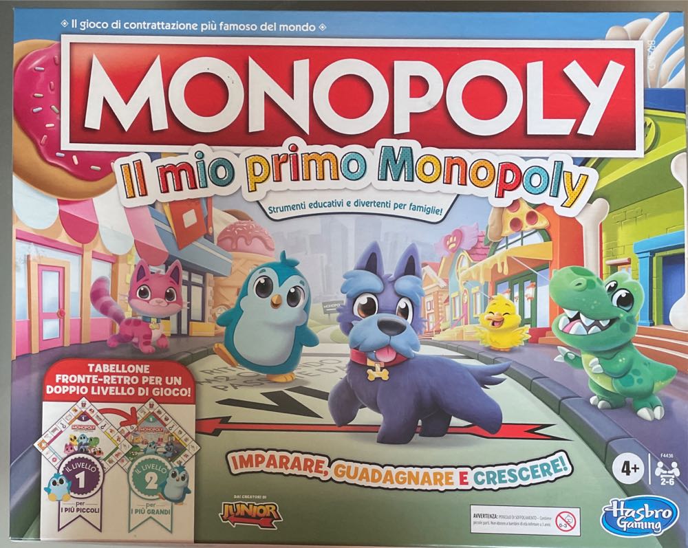 Monopoly - Il Mio Primo Monopoly  (2-6) board game collectible [Barcode 5010993939831] - Main Image 2