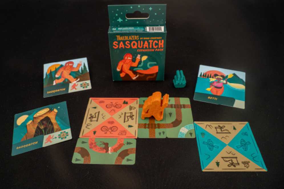 Trailblazers: Sasquatch Expansion  (2-8) board game collectible [Barcode 691835051505] - Main Image 2