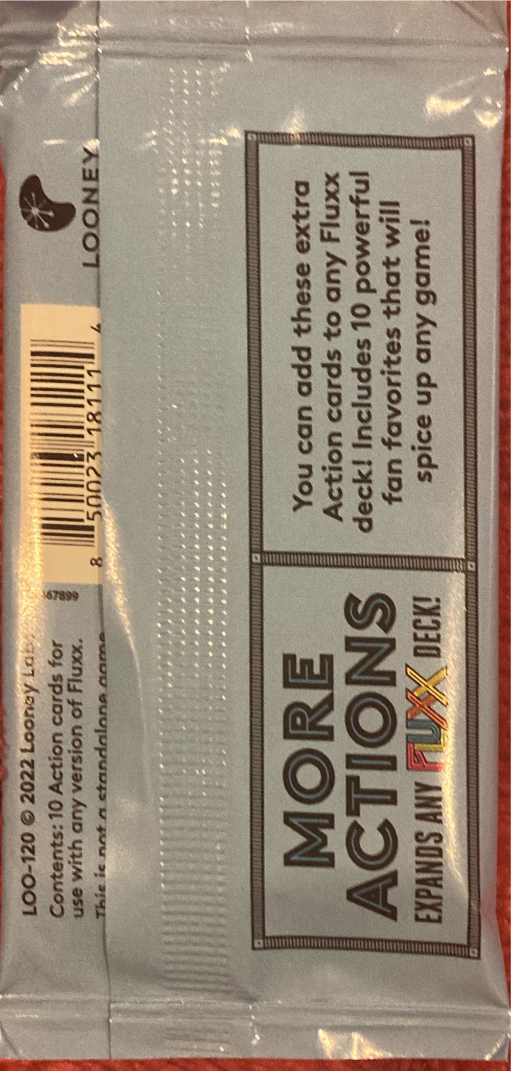 Fluxx: More Actions Expansion  (2 3 4 5 6) board game collectible [Barcode 850023181114] - Main Image 2