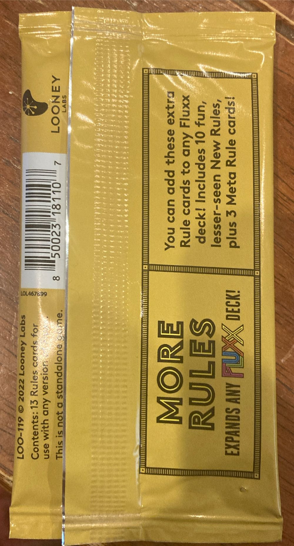 Fluxx: More Rules  board game collectible [Barcode 850023181107] - Main Image 3