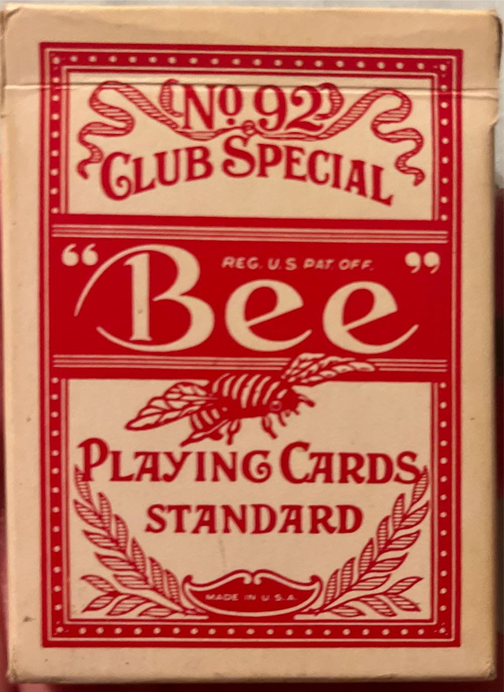 Bee No 92 Downtown Las Vegas Red  board game collectible - Main Image 2
