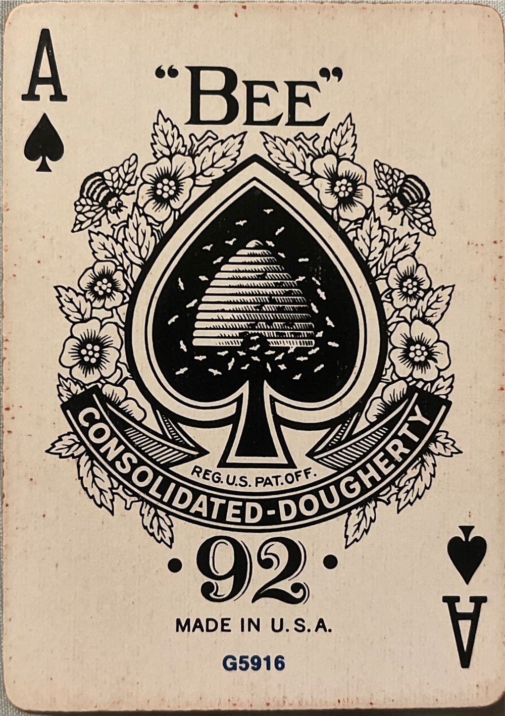 Bee No 92 Downtown Las Vegas Red  board game collectible - Main Image 3