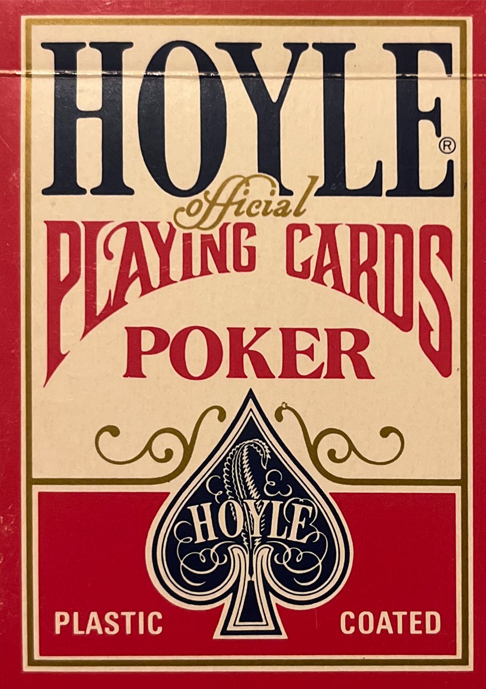 Hoyle Poker Playing Cards Red  board game collectible - Main Image 2